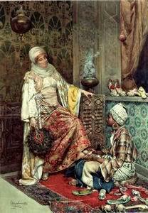Arab or Arabic people and life. Orientalism oil paintings 193, unknow artist